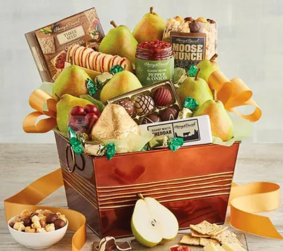 Harry and David gift basket sent as customer retention gift